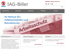 Tablet Screenshot of iag-biller.de